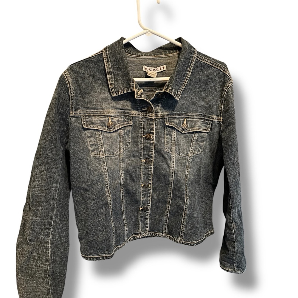 Vintage A.M.I. Dark Wash Women’s Denim Jacket